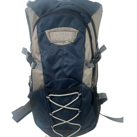Wenzel Air Channel Blue/Gray Hiking Camping Backpack 16 x 8 x 4 - Picture 1 of 16